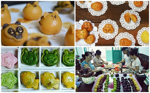 Rộ trào lưu chị em làm bánh trung thu hand-made tại gia