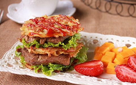Làm burger bò siêu ngon mà không cần lò nướng!