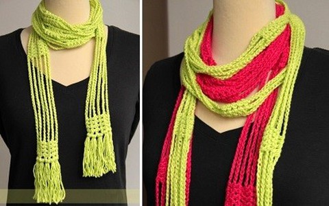 Hướng dẫn móc khăn len "tốc hành" cho mùa đông