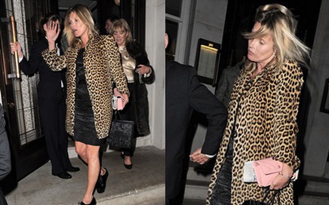 Kate Moss bơ phờ trong ngày sinh nhật lần thứ 40