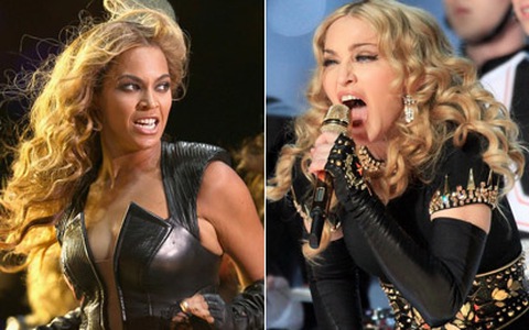Beyonce chưa thể "vượt mặt" Madonna
