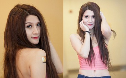 Người đẹp "Nhật Ký Vàng Anh" tự tin... "khoe rốn"