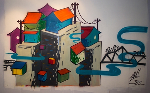 Trung tâm thương mại và Graffiti, bạn đã thấy chưa?