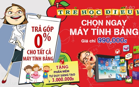 Mua hàng trả góp 0% dành cho tất cả máy tính bảng tại FPT Shop