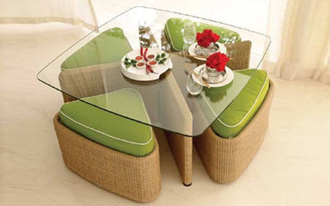 4 mẫu bàn ghế khiến phòng khách nhỏ "quyến rũ" hơn