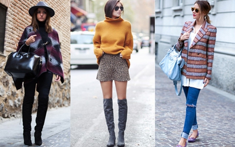 Street style ngập tràn họa tiết của các quý cô châu Âu
