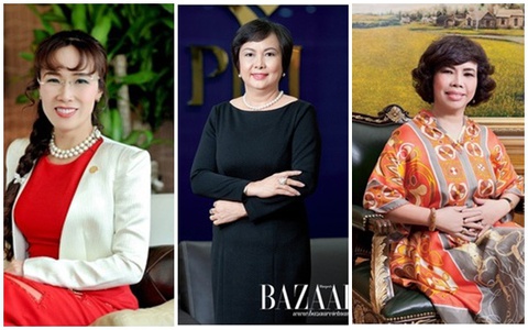 3 nữ tướng Việt Nam lọt top 50 phụ nữ quyền lực nhất châu Á