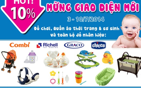 Trải nghiệm mua sắm online thú vị tại Kids Plaza