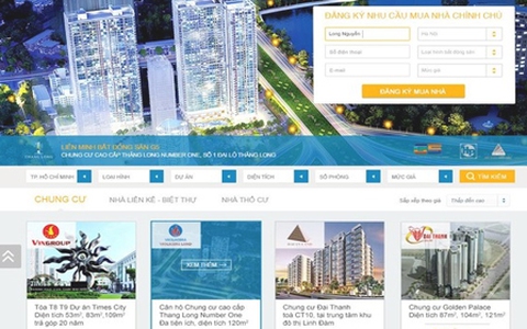Độc đáo với hình thức mua nhà online chính chủ tại Rongbay.com