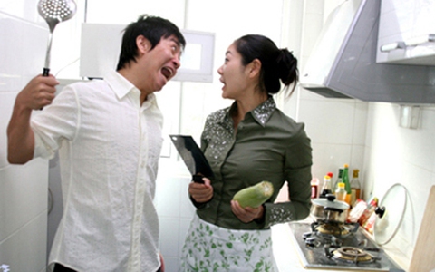 Hài như vợ chồng "nhà võ vẽ"