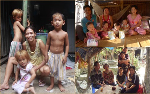 Những gia đình Việt phải... đếm con trước bữa ăn