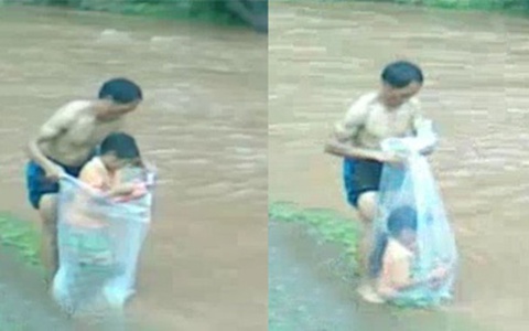Sẽ có cầu treo qua nơi mà học sinh, cô giáo phải "chui vào túi nilông... qua suối"