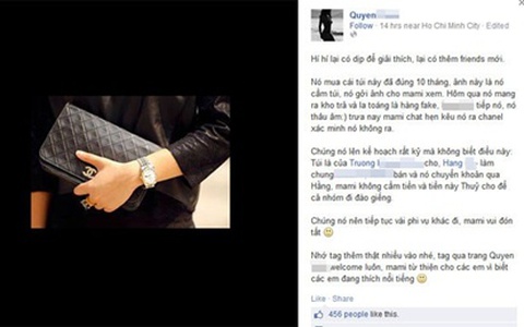 TP.HCM: Ồn ào vụ tố cáo "giả từ thiện để bán túi Chanel fake"