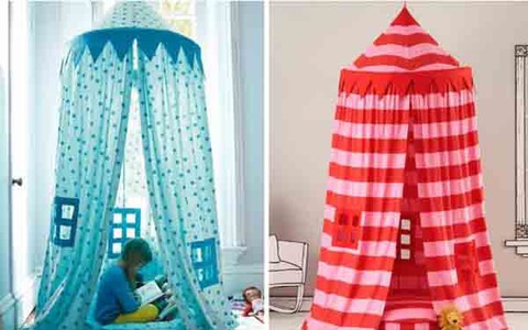 Hướng dẫn các mẹ cách làm lều vải cho con chơi thỏa thích