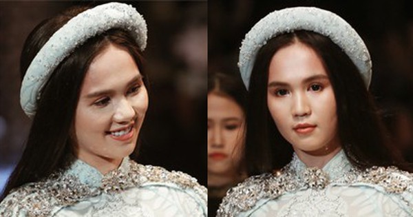 Hết bị soi cằm nọng giờ Ngọc Trinh còn bị soi mặt loang lổ phấn, mắt đeo áp tròng to quá đà