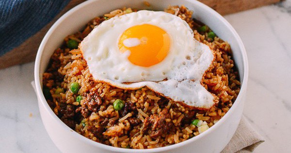 Cách làm cơm rang thịt bằm ngon