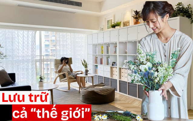 Mẹ ba con gây sốt vì biến căn hộ 99m² thành “thế giới lưu trữ”: Không TV, không dư đồ, cả ba thế hệ sống vẫn gọn gàng