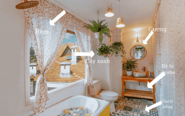 5 món decor ra chất phòng tắm vintage ngay lập tức