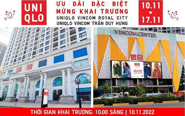 Uniqlo Vietnam  CHÀO ĐÓN SỰ RA MẮT 03 CỬA HÀNG MỚI TẠI HÀ NỘI Mùa ThuĐông  2022 này chuỗi hoạt động khai trương 03 cửa hàng mới tại Hà Nội sẽ