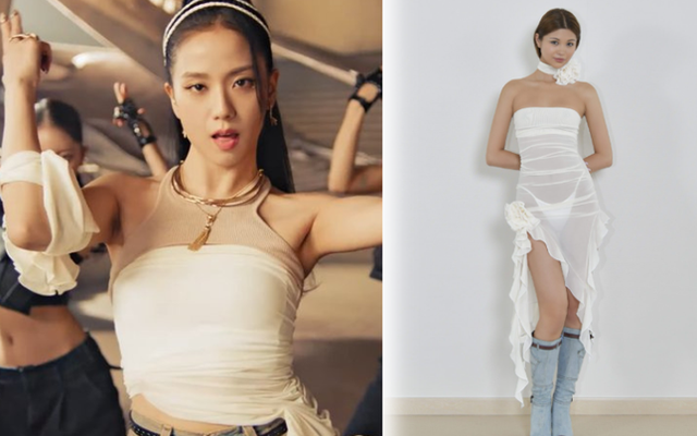 Jisoo (BlackPink) mặc váy cúp ngực dự show thời trang - Âm nhạc