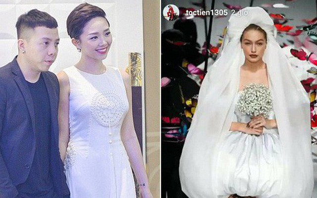 Tung tích chiếc váy cưới của Tóc Tiên trong đám cưới bí mật - 2sao