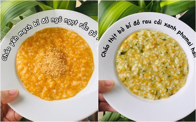 thực đơn ăn dặm