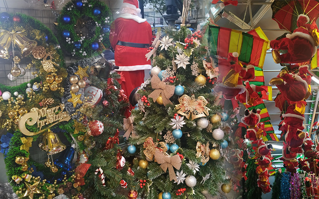 Noel ở Sài Gòn đừng quên đến đường phụ kiện trang trang trí Giáng Sinh