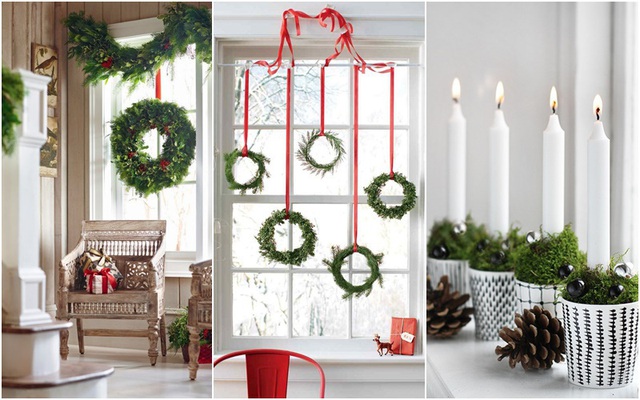 4 cách trang trí cửa sổ ngày Giáng sinh vô cùng dễ thương và bắt mắt