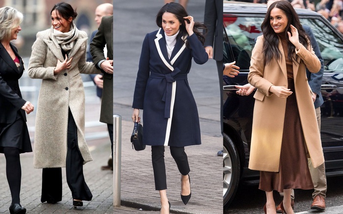 Meghan Markle hóa ra là cao thủ diện áo khoác dáng dài