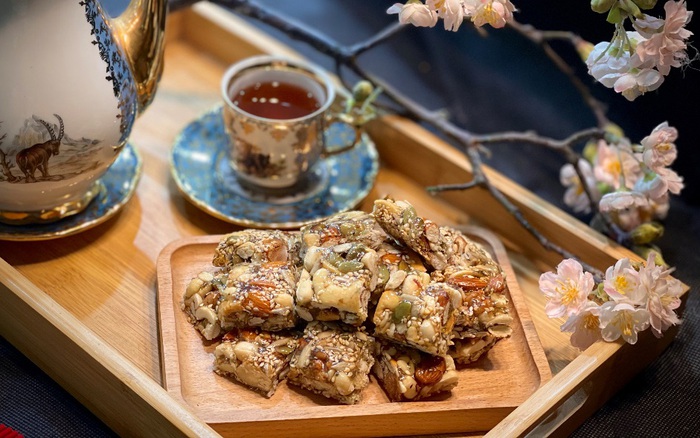 kẹo lạc mix hạt dinh dưỡng