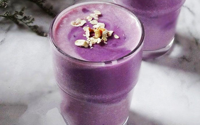 Cách làm sinh tố khoai lang tím giảm cân lại tốt cho sức khoẻ