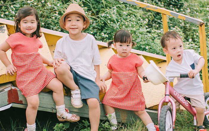 4 anh chị em họ ở 3 miền Bắc - Trung - Nam cùng thực hiện bộ ảnh 