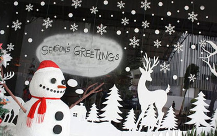 Mô hình nhà tuyết Giáng Sinh mẫu mới trang trí tiểu cảnh Giáng Sinh gốc  cây thông Noel  Lazadavn