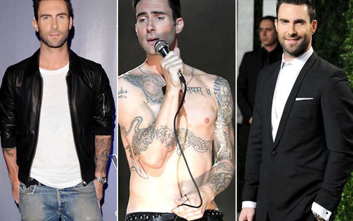 Adam Levine và 30 hình xăm liên quan đến vợ, gia đình